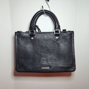 Rebecca Minkoff Regan Black Leather Fringe Handbag READ DESCRIPTION